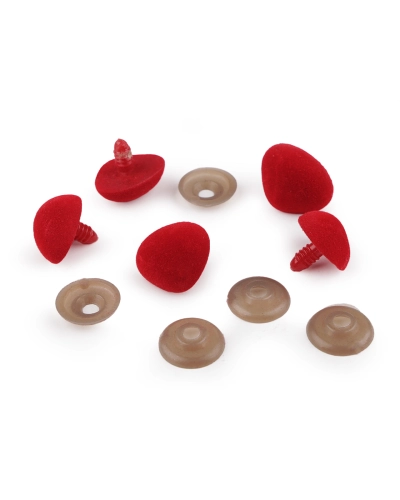 Ňufák zamatový s poistkou 20x25 mm - 5 sada | Mimib