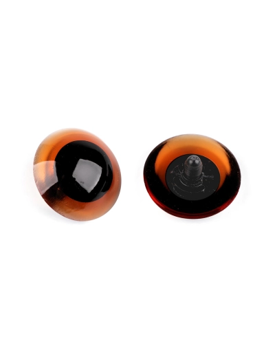 Oči veľké s poistkou Ø40 mm - 2 sada | Mimib