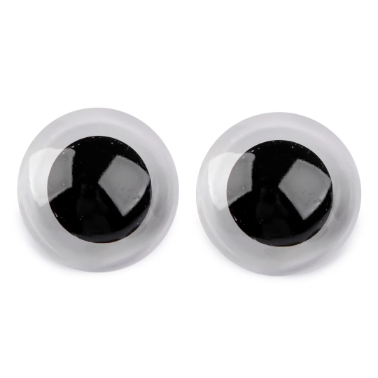 Oči veľké s poistkou Ø45 mm - 2 sada | Mimib