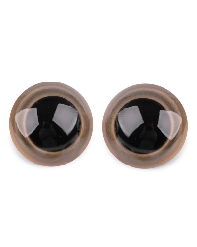 Oči veľké s poistkou Ø45 mm - 2 sada | Mimib