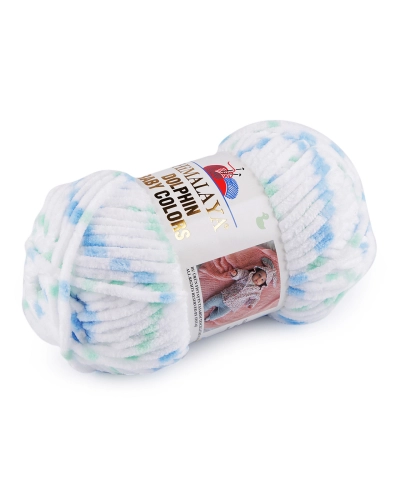 Pletacia ženilková priadza Dolphin Baby Colors 100 g - 1 ks | Mimib