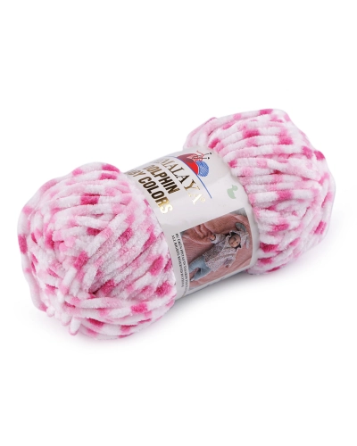 Pletacia ženilková priadza Dolphin Baby Colors 100 g - 1 ks | Mimib