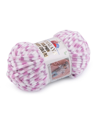 Pletacia ženilková priadza Dolphin Baby Colors 100 g - 1 ks | Mimib