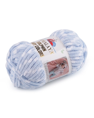 Pletacia ženilková priadza Dolphin Baby Colors 100 g - 1 ks | Mimib
