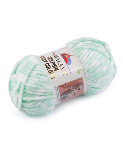 Pletacia ženilková priadza Dolphin Baby Colors 100 g - 1 ks | Mimib