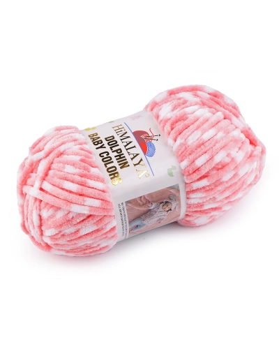 Pletacia ženilková priadza Dolphin Baby Colors 100 g - 1 ks | Mimib