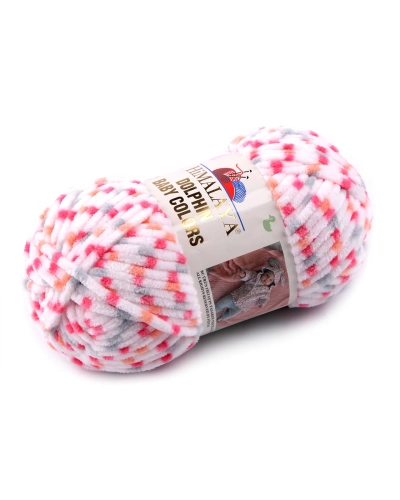 Pletacia ženilková priadza Dolphin Baby Colors 100 g - 1 ks | Mimib