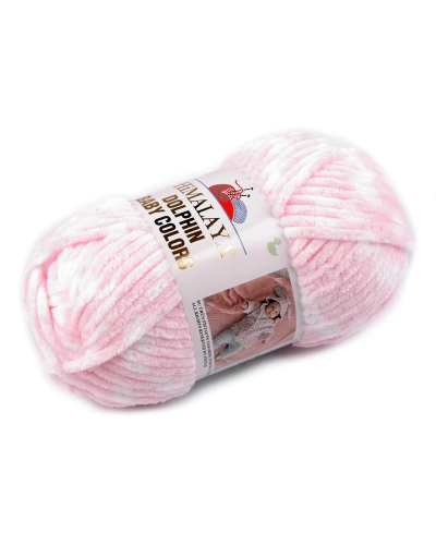 Pletacia ženilková priadza Dolphin Baby Colors 100 g - 1 ks | Mimib