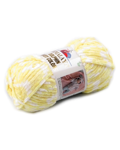 Pletacia ženilková priadza Dolphin Baby Colors 100 g - 1 ks | Mimib