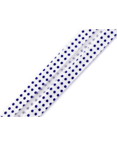 Šikmý prúžok bavlnená bodka, káro, hviezdy, jemný prúžok šírka 20 mm zažehlený - 15 m | Mimib