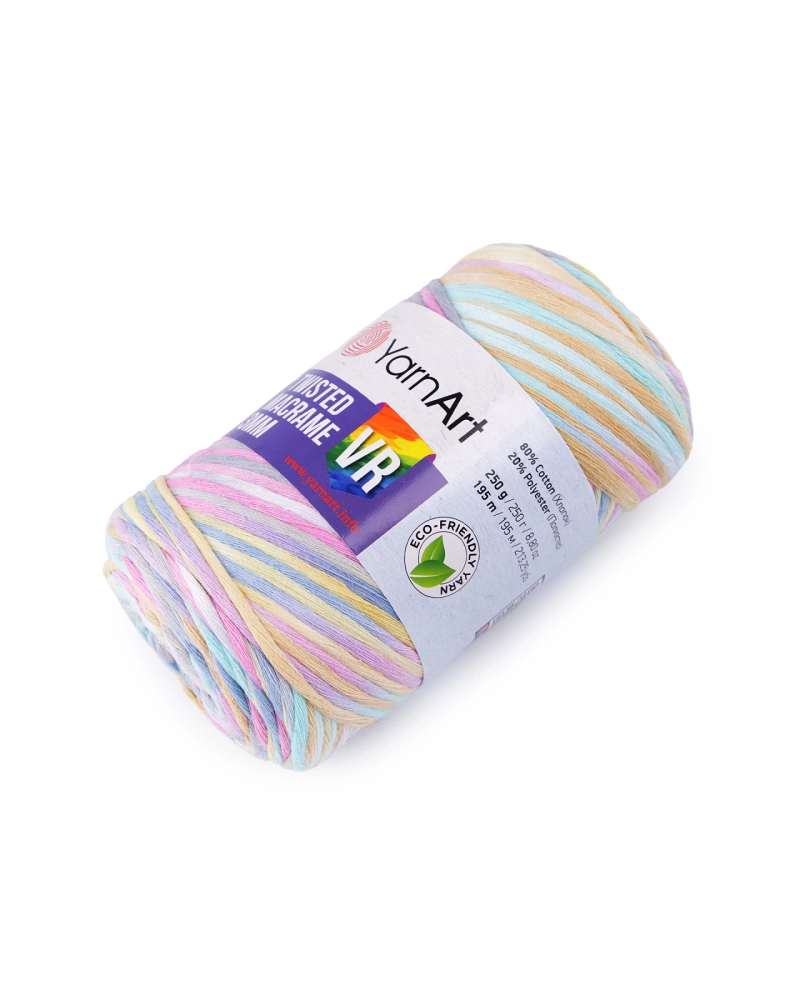 Pletacia priadza Twisted Macrame 250 g rozčesávacia - 1 ks | Mimib