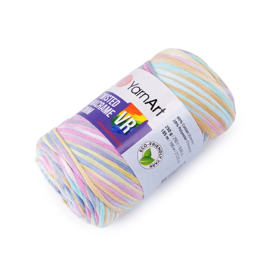 Pletacia priadza Twisted Macrame 250 g rozčesávacia - 1 ks | Mimib