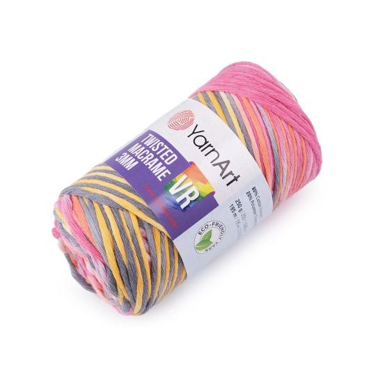 Pletacia priadza Twisted Macrame 250 g rozčesávacia - 1 ks | Mimib