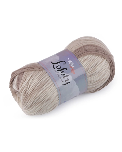 Pletacia priadza Lofoty samovzorovacia / ponožkovka 100 g - 1 ks | Mimib