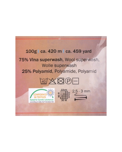 Pletacia priadza Lofoty samovzorovacia / ponožkovka 100 g - 1 ks | Mimib