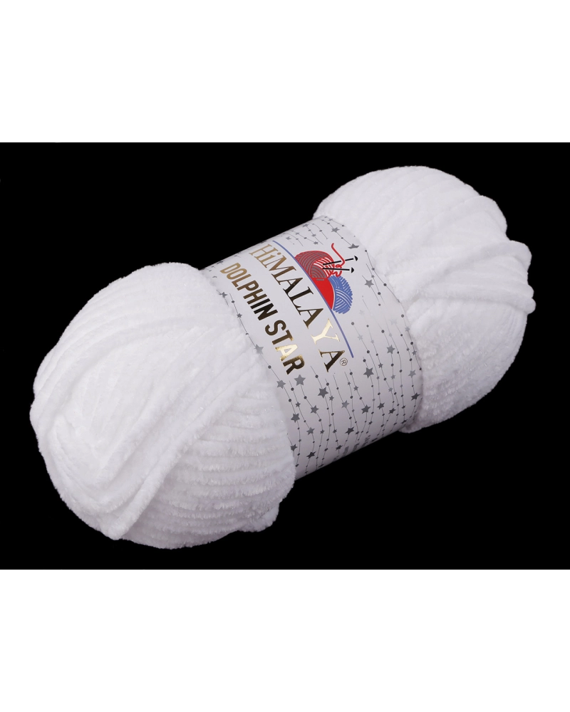 Pletacia ženilková priadza s lurexovým vláknom Dolphin Star 100 g - 1 ks | Mimib