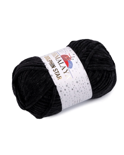 Pletacia ženilková priadza s lurexovým vláknom Dolphin Star 100 g - 1 ks | Mimib