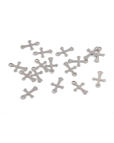 Prívesok krížik 9x13 mm - 15 ks | Mimib