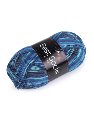 Pletacia priadza Best Socks samovzorovacia / ponožkovka 100 g - 1 ks | Mimib