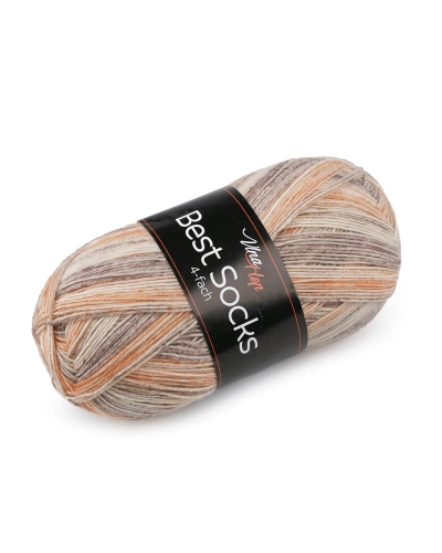 Pletacia priadza Best Socks samovzorovacia / ponožkovka 100 g - 1 ks | Mimib