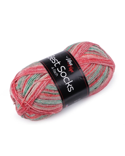 Pletacia priadza Best Socks samovzorovacia / ponožkovka 100 g - 1 ks | Mimib