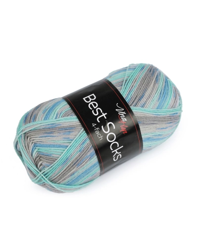 Pletacia priadza Best Socks samovzorovacia / ponožkovka 100 g - 1 ks | Mimib