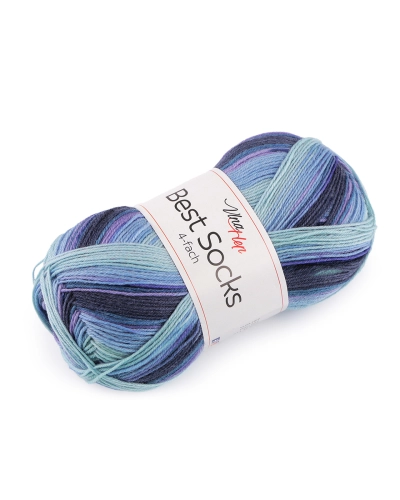 Pletacia priadza Best Socks samovzorovacia / ponožkovka 100 g - 1 ks | Mimib