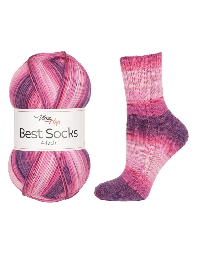 Pletacia priadza Best Socks samovzorovacia / ponožkovka 100 g - 1 ks | Mimib