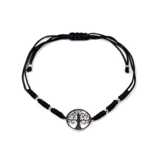 Náramok shamballa strom života z nerezovej ocele - 1 ks | Mimib