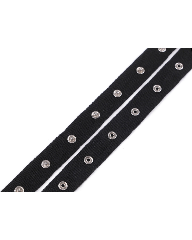 Zapínanie na body šírka 20 mm bavlnené - 1 m | Mimib