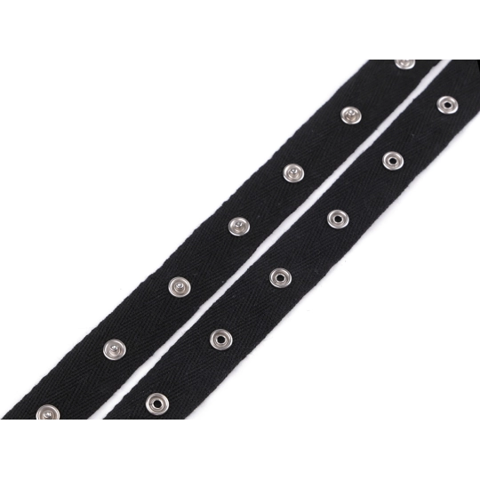 Zapínanie na body šírka 20 mm bavlnené - 1 m | Mimib