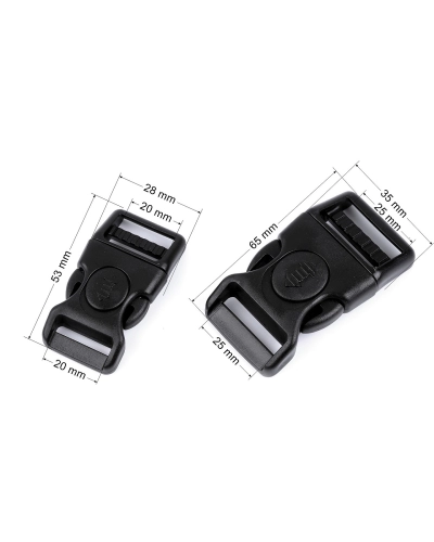 Mrazuvzdorná spona trojzubec s poistkou šírka 20 mm, 25 mm prehnutá - 10 sada | Mimib