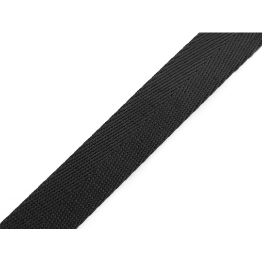 Hladký popruh s leskom šírka 20 mm - 1 m | Mimib