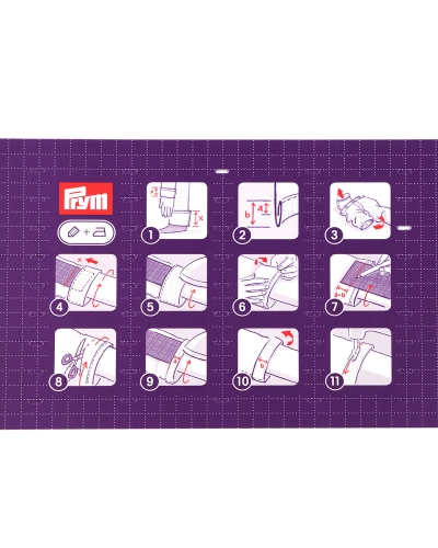 Univerzálne zažehľovacie pravítko Prym - 1 ks | Mimib