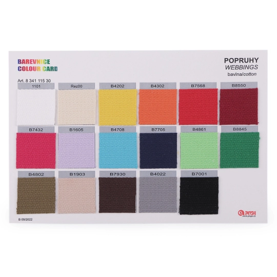 Farebnica popruh bavlnený - 1 ks | Mimib