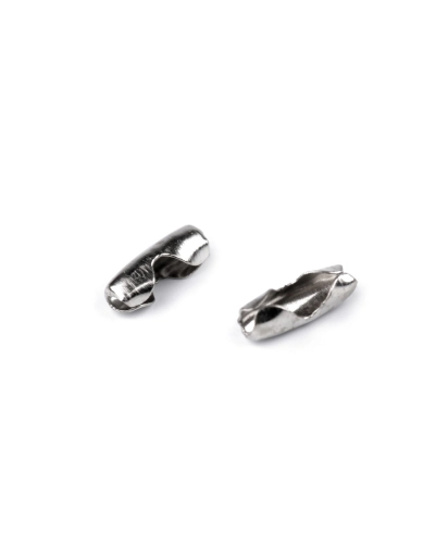Spojka / koncovka na guličkovú retiazku 3x8 mm - 100 ks | Mimib