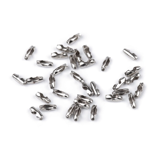 Spojka / koncovka na guličkovú retiazku 3x8 mm - 100 ks | Mimib