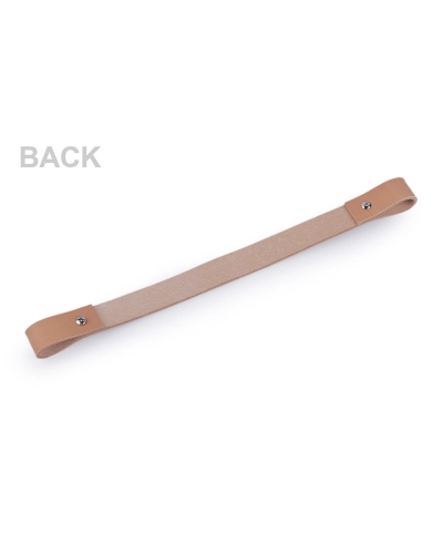 Kožené ucho na tašku / kabelku šírka 2 cm dĺžka 30 cm - 1 ks