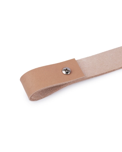 Kožené ucho na tašku / kabelku šírka 2 cm dĺžka 30 cm - 1 ks | Mimib