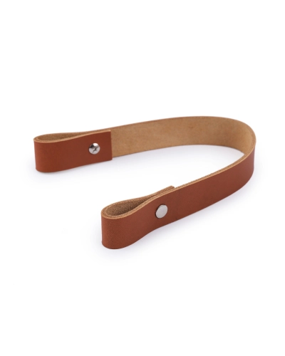 Kožené ucho na tašku / kabelku šírka 2 cm dĺžka 30 cm - 1 ks | Mimib