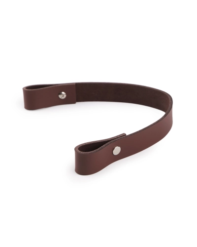 Kožené ucho na tašku / kabelku šírka 2 cm dĺžka 30 cm - 1 ks | Mimib