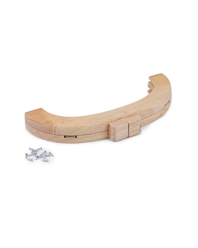 Rámček drevený na výrobu kabelky vkladací magnetický - 1 ks