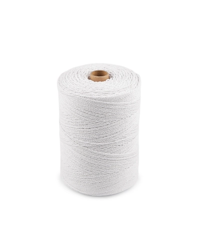 Bavlnená priadza macrame Ø1,5-2 mm rozčesávacia - 1 ks | Mimib
