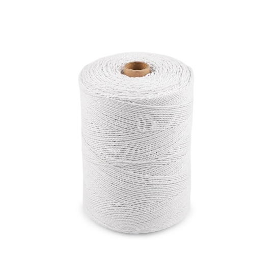 Bavlnená priadza macrame Ø1,5-2 mm rozčesávacia - 1 ks | Mimib