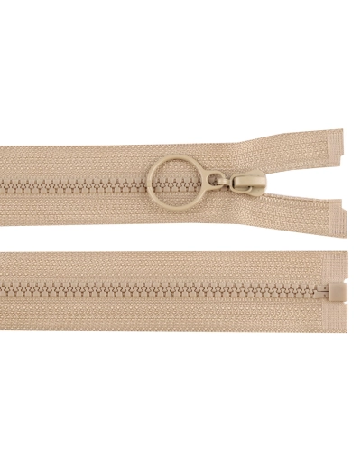 Kostený zips No 3 dĺžka 60 cm s krúžkom - 1 ks | Mimib