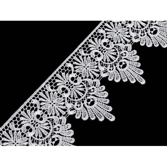 Vzdušná čipka šírka 80 mm - 1 m | Mimib