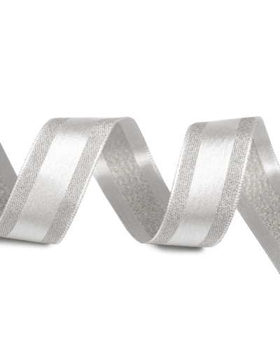 Stuha s lurexom šírka 25 mm - 3 m | Mimib