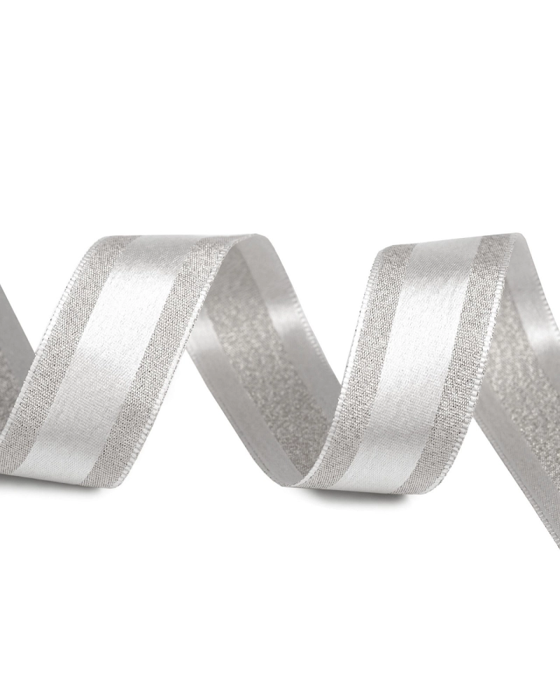 Stuha s lurexom šírka 25 mm - 3 m | Mimib