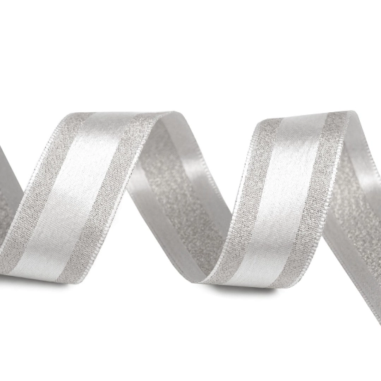 Stuha s lurexom šírka 25 mm - 3 m | Mimib