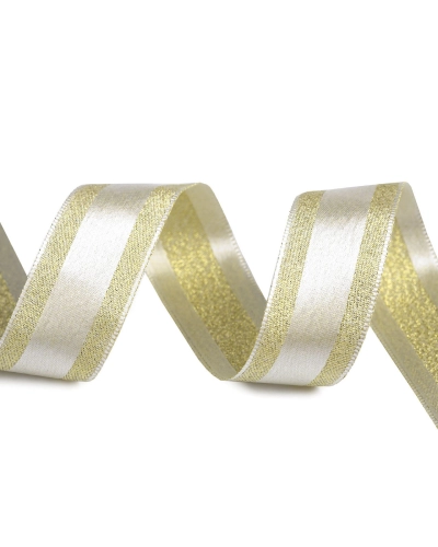 Stuha s lurexom šírka 25 mm - 3 m | Mimib